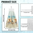 thumbnail image 7 of SEANATIVE Starfish Hanging Hand Towels for Bathroom Set of 3 Seaside Hand Drying Towels with Hanging Loop Fast Drying Hang Towel for Dining Room Laundry Room Decor, 7 of 7