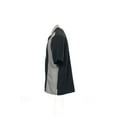 thumbnail image 2 of Via Europa Men's Color Block Short Sleeve Camp Shirt (Small, Black Basic), 2 of 4