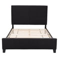 thumbnail image 4 of CorLiving Juniper Fabric Upholstered Adult Dull/Double Platform Bed with Padded Headboard and Slats, No Box Spring Required, Charcoal, 4 of 12