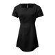 thumbnail image 5 of Vestido informal de manga corta con cuello cuadrado para mujer - Vestido mini con volantes de poliéster, tallas S-XL, 5 of 5