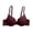 Red, variant on XFLWAM Bralette for Women Push Up Bra Lift Up Bra Zero Gaps Silky Fabric Underwire Lace Bras Breathable Everyday Bralette