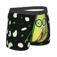 thumbnail image 3 of Bingfone Avocado With Glasses Men'S Underwear - Casual Stretch Boxer Briefs-Small, 3 of 9