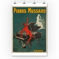 thumbnail image 1 of Pianos Mussard Vintage Poster (artist: Larramet) France (36x54 Giclee Gallery Print, Wall Decor Travel Poster), 1 of 1