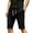 Black, variant on Hurxie Men's Baggy Jean Shorts Loose Fit Jorts Y2K Streetwear Denim Shorts Black,S