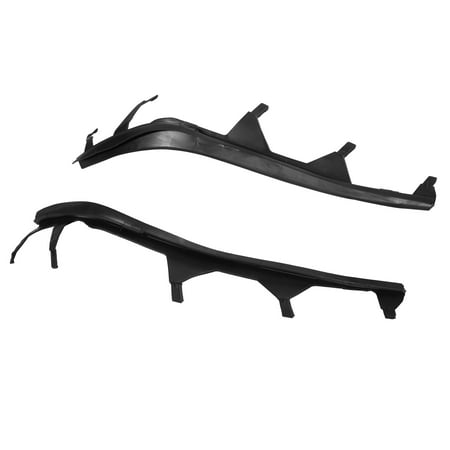 Unique Bargains Pair Left Right Upper Headlight Lens Cover Strips
