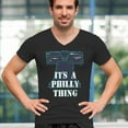 thumbnail image 4 of It's a Philly Thing Funny V-Neck T-shirt Philadelphia Championship City of Brotherly Love Football League Fan Tee, 4 of 7