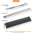 thumbnail image 4 of Spirit E210 Grill Replacement Parts, 7635 Flavorizer Bars and 69785 Grill Burner Tubes for Weber Spirit I & II 200 with Front Control, Spirit S210 E/S 220, 15.3 Inch Flavor Bars and 69785 Burner Pipe, 4 of 9