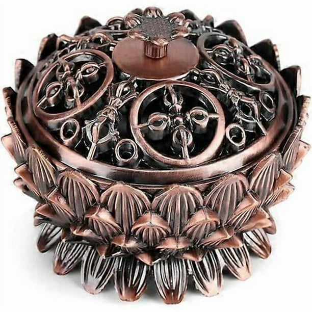 Lotus Smoke Incense Cone Burner Aroma Holder Stove Disconnector Censer (Incense Holder)