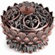thumbnail image 1 of Lotus Smoke Incense Cone Burner Aroma Holder Stove Disconnector Censer (Incense Holder), 1 of 4