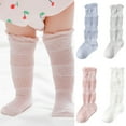 thumbnail image 3 of Infant Socks Spring Summer Boys Girls Mesh Thin Style Socks Air Conditioning Socks Cute Super Cute Princess Socks Over The Knee Socks Cute, 3 of 5