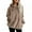 Light Khaki, variant on asdoklhq Womens Plus Activewear Tanks, Tops & Tees,Women Hooded Sweatshirt Coat Winter Warm Wool Zipper Pockets Cotton Coat Outwear