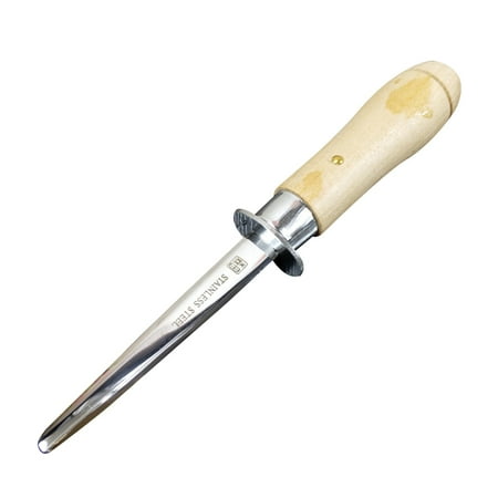 

Stainless Steel Clam Oyster Seafood Tools with Wood Handle (Large Size)