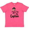 thumbnail image 3 of Inktastic I'm the Captain Pirate Girl Youth T-Shirt, 3 of 5