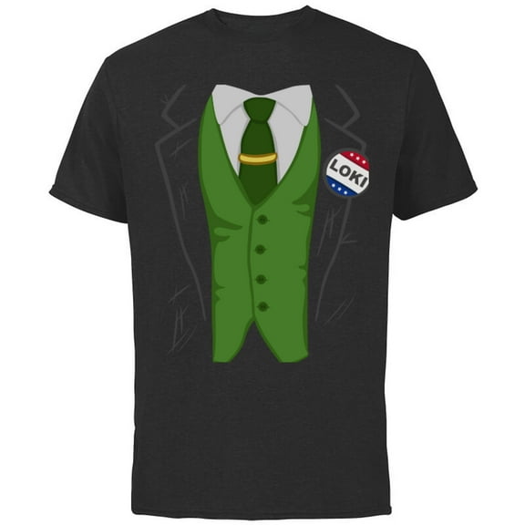 Marvel Loki President Loki Costume - Short Sleeve Cotton T-Shirt for Adults - Customized-Black