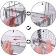 thumbnail image 5 of Trampa para ratones, trampa para ratas, jaula de hierro viva profesional para atrapar ratones y roedores, 5 of 5