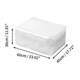 thumbnail image 2 of Ofertas Únicas 1 Pc Bolsa de Almacenamiento Grande Contenedores de Almacenamiento 23.62"x17.72"x11.81" Blanco Claro Blanco PEVA, 2 of 5