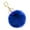 Navy Blue, variant on QLFSCXG Big Promotion Artificial Faux Rabbit Fur Keychain Fluffy Plush Ball Pom Charm Key Chain Cute Car Key Decor Purse Handbag for Women Navy Blue