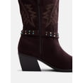 thumbnail image 4 of Madden NYC Women's Faux Suede Western Buckle Boots, 4 of 6