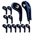 thumbnail image 4 of 12 Pcs Golf Club Head Iron Covers Zippered Neoprene Protective Portable Durable Tool, 4 of 5