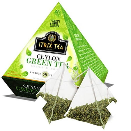 Weight Loss Tea Itrix Tea Ceylon green tea Body Cleanse, Reduce Bloating, Appetite Suppressant/ 25 Tea bags/for weight Loss and Increased (Best Green Tea To Reduce Weight In India)