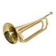 thumbnail image 3 of Trompeta, trompeta de caballería, instrumento de viento portátil clásico, instrumento de metal para principiantes, adultos y, 3 of 5