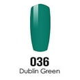 thumbnail image 2 of DND - DC Duo Soak off Gel & Matching nail polish, Dublin Green #DC036, 2 of 2