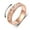Rose Gold, variant on Anxiety Ring for Women Men, Anxiety Fidget Relief Spinner Rings Stainless Steel Worry Stress Relieve Ring Band Set for Anxiety Women Men，Anxiety Ring-Moon Star, Sandblasted Finished,Rainbow-Size6