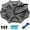 8 Holes - 1 Pcs, variant on QualyQualy Fishing Bait Trap Crab Net Fishing Trap for Minnow/Crab/Shrimp/Crawdad with Rope, 8 Holes Large Space Fishing Net
