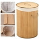 thumbnail image 3 of Cesto de Ropa Sucia Grande con Tapa, Plegable Cesta de Comestibles Cubo de Almacenamiento de Ropa Sucia para Habitación, 3 of 9