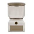 thumbnail image 5 of Denest 22lbs Square Rice Dispenser Grain Container Kitchen Organizer With Rice Cup, 5 of 16