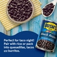 thumbnail image 2 of BUSH'S BEST 15 TWE5&nbsp;oz Canned Black Beans, Source of Plant Based Protein and Fiber, Low Fat, Gluten Free, (Pack of 12), 2 of 3