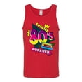 thumbnail image 3 of Totally 80's Forever Vintage Mens Graphic Tank Top, Red, 3X-Large, 3 of 5