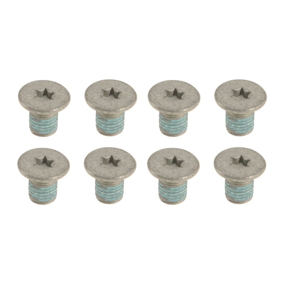 ASFIT-Autoparts Brake Disc Rotor to Hub Set Screw for Benz,for Dodge Pack of 8 # T30 Torx-Head Type Aluminum Steel Alloy