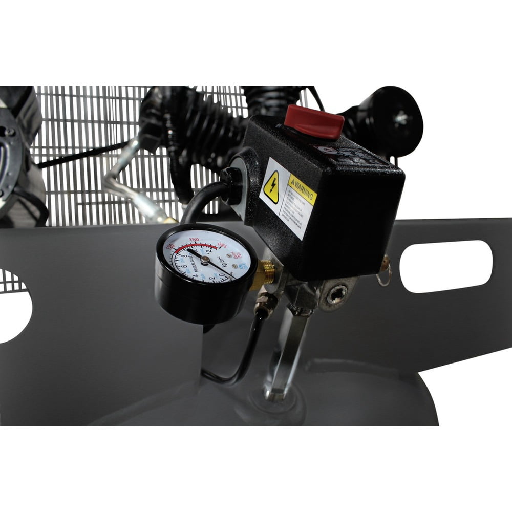 5 HP 80 Gallon ASME Tank One-Stage Oil-Lubricated Belt Driven Air Compressor