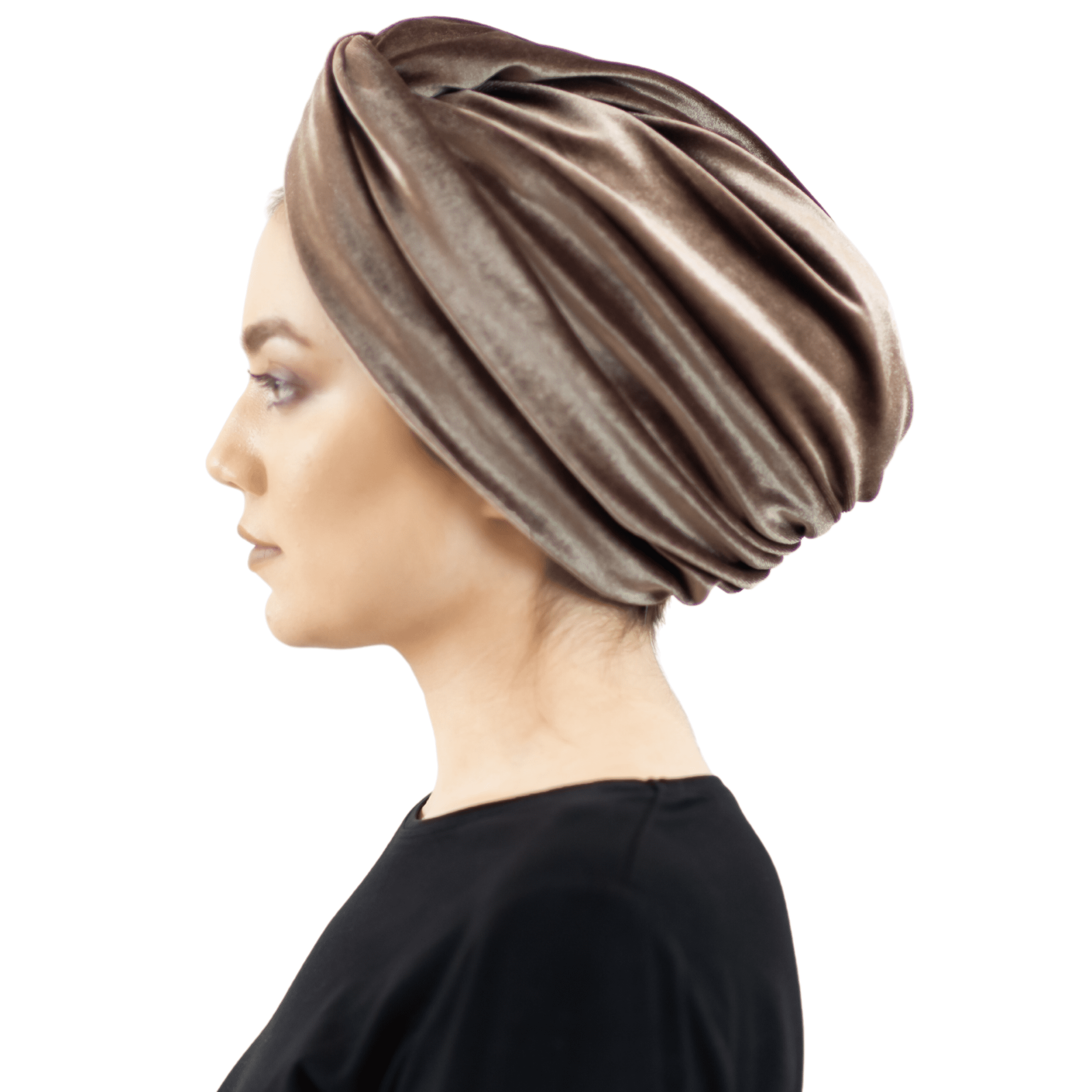 Avvexa Mink Reversible Full Head Hair Scarf Wrap, Cord 