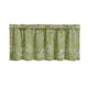 thumbnail image 2 of Cortina de valance floral primaveral - Decoración de cocina de cocina de cocina translúcida rosa, blanca verde, • 55x18 pulgadas, 2 of 6