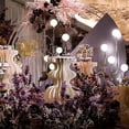 thumbnail image 5 of 3PCs Cardboard Flowers Stands Cylinder Pedestal Stands for Party, Foldable Display Paper Round Cylinder Columns, Champagne Cardboard Display Paper Columns for Wedding, Birthday, Party, Backdrop, 5 of 9