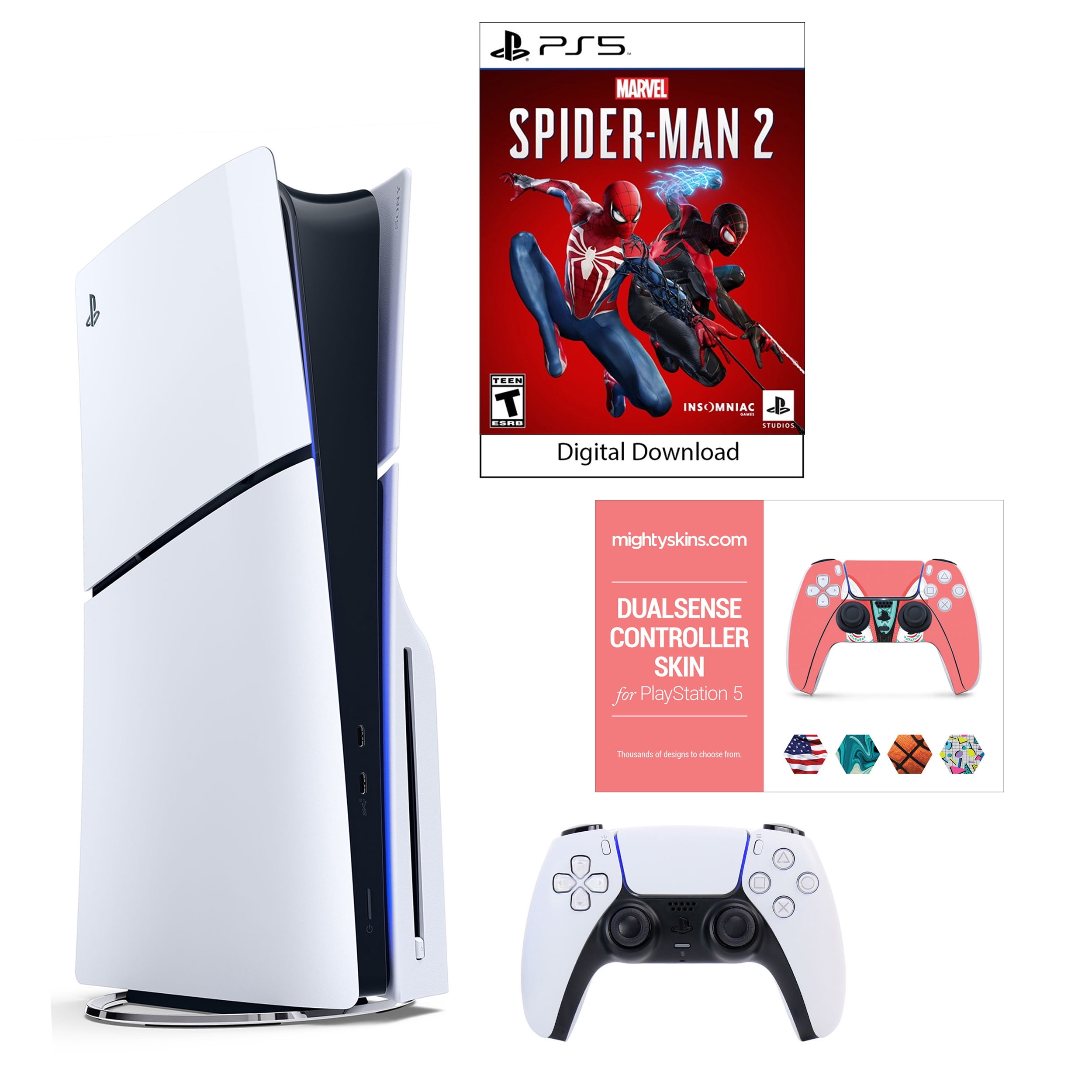 PlayStation 5 Slim 3TB PCIe Gen 4 NVNe SSD Disc Drive Gaming