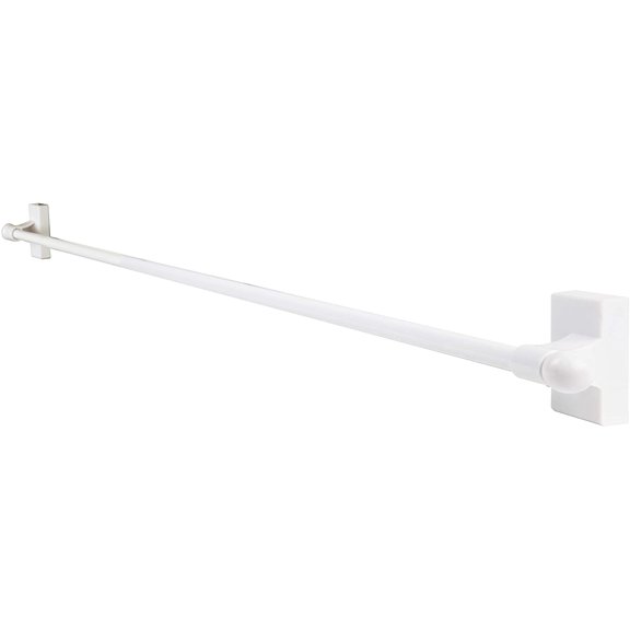 Rod Desyne Adh916-01 Self-Adhesive/Wall Mounted Rod, 9-16 inch, White
