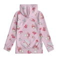 thumbnail image 4 of Kuromi And My Melody Hoodie 3D Print Pullover Hooded Long Sleeve Sweatshirts Tops Blouse with Pocket for Boys Girls S, 4 of 6