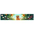 thumbnail image 5 of LUUFILx Puppy Flower Field Sunset Backdrop for Photo Shoots Garden Party Decoration Pet Photography Banner Event Display Background Daisy Meadow Scene, 5 of 8