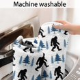 thumbnail image 5 of White Bigfoot and Pine Tree Pattern Bathroom Rugs Mat,Non Slip Microfiber Bathroom Rug,Rubber Backing,Soft Bathroom Mats for Bathroom Floor,Tub and Shower,60x24in(150x60cm), 5 of 5