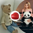 thumbnail image 3 of YWIYIUD 1PC Red HeartShaped Box for Plush Toy 30 Seconds Festival Voice Recorder Push Button Recordable Device Sound Module for Gifts Recording Voice Message, 3 of 8