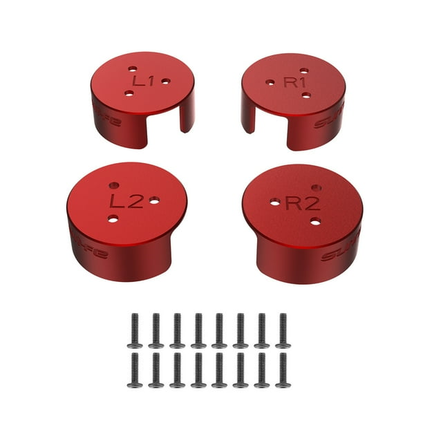 Methold 4 Uds. Cubiertas de Motor tapa de motores a prueba de pulverización amplia aplicación accesorios de aviones multiusos cubierta Protector de Accesorios para aéreos Rojo
