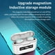 thumbnail image 4 of 4pcs Auriculares inalámbricos Bluetooth 5.1 Auriculares con pantalla LED Auriculares portátiles impermeables, Blanco Inevent EL000249-02B, 4 of 7