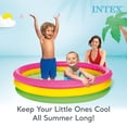 thumbnail image 5 of Intex 58" x 13" Inflatable Sunset Glow Backyard Kids Splash Pool, 6 Pack, 5 of 7