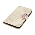 thumbnail image 6 of Diamond Wallet Case for Samsung Galaxy S23 Plus with Card Slots Holder Magnetic Clasp Cover, Shining Sparkle Owl Embossed Pattern PU Leather Flip Folio Case with Wrist Strap Kickstand Case,Gold, 6 of 7