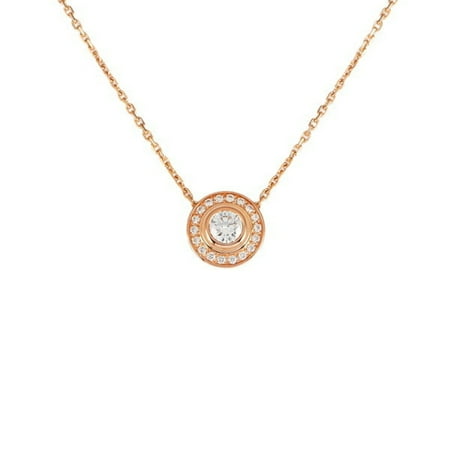 Pre-Owned Cartier d'Amour (Diaman Leger) K18PG pink gold necklace (Good)