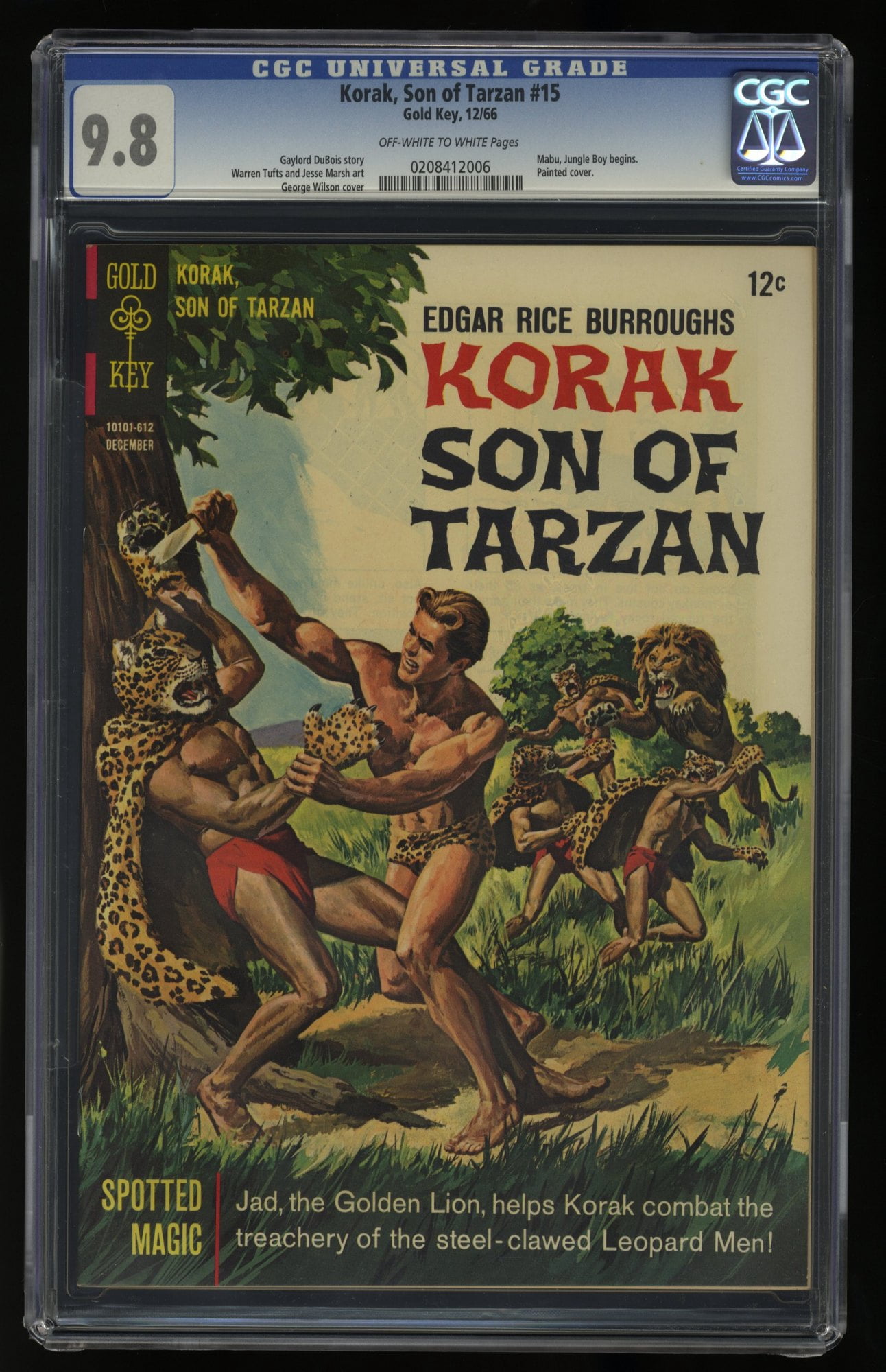 Cover of Edgar Rice Burroughs Korak, Son of Tarzan #15