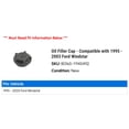 thumbnail image 2 of Oil Filler Cap - Compatible with 1995 - 2003 Ford Windstar - Gates, 2 of 2